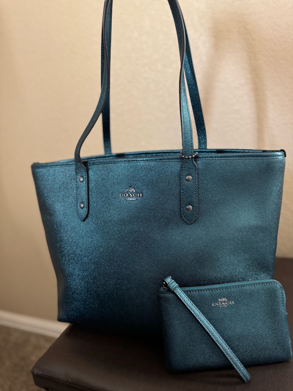 City Tote & Wristlet, Coach